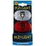 Ikzilight LED fietsverlichtingsset - wit en rood - incl. batterijen en bevestigingen