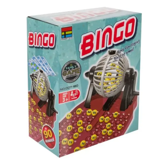 Kruzzel Bingo Spelset Kind en Familie – Compleet met Draaimachine