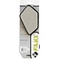 Falkx Linker fietsspiegel - acryl glas - 14x8.5 cm - verstelbare arm 21 cm