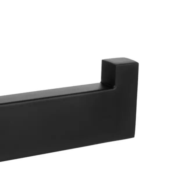 Ruhhy Zwarte Toiletrolhouder Loft Stijl – Boorvrij en Vochtbestendig