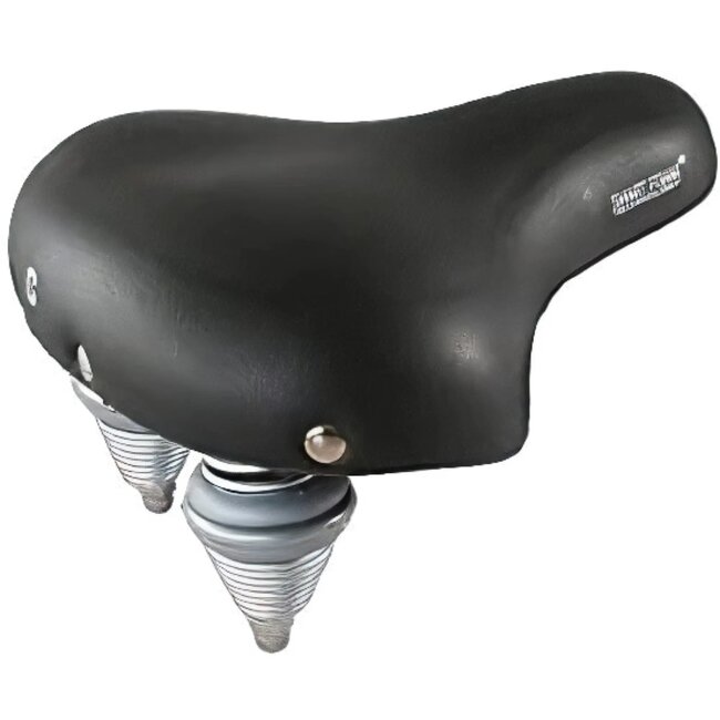 Selle Comfort Retro fiets zadel - Smartfoam techniek - Gel en staal - 25x23 cm - Bruin