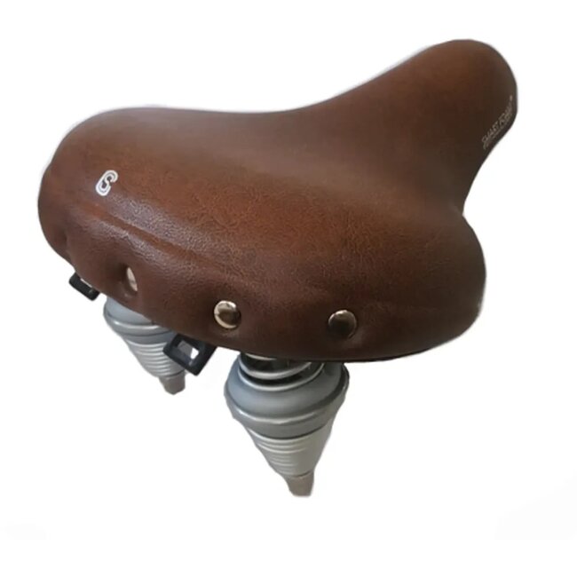 Selle Comfort Retro fietszadel - Smart foam - Ergonomisch - Bruin - XL