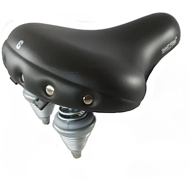 Selle Comfort Retro fietszadel XL - Smart Foam - Unisex - Bruin - Comfortabel ontwerp