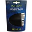 Ikzilight Retro koplamp - 3x LED - Zwart - Batterij - Zichtbaar tot 800 meter