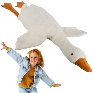 Kruzzel Knuffeldier Gans 130 cm – geschikt vanaf 0 jaar