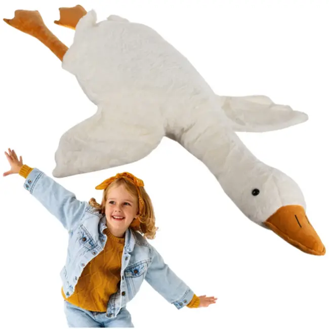 Kruzzel Knuffeldier Gans 130 cm – geschikt vanaf 0 jaar