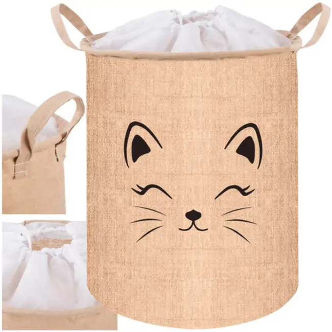 Kruzzel XL Opbergmand met Deksel – 35L - Speelgoed- of Wasmand