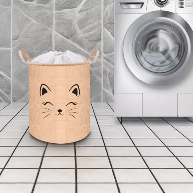 Kruzzel XL Opbergmand met Deksel – 35L - Speelgoed- of Wasmand