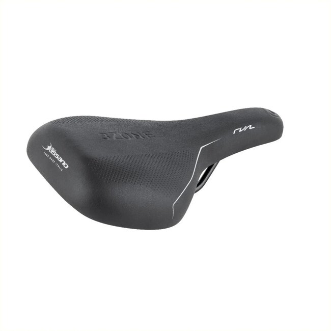 Selle Bassano Sportzadel - 3zone Comfort - Unisex - Zwart - 255 mm - Lichtgewicht
