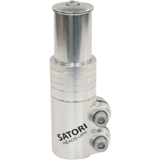 Satori Stuurpen verhoger - verstelbare hoogte - zilver - 117 mm - aluminium