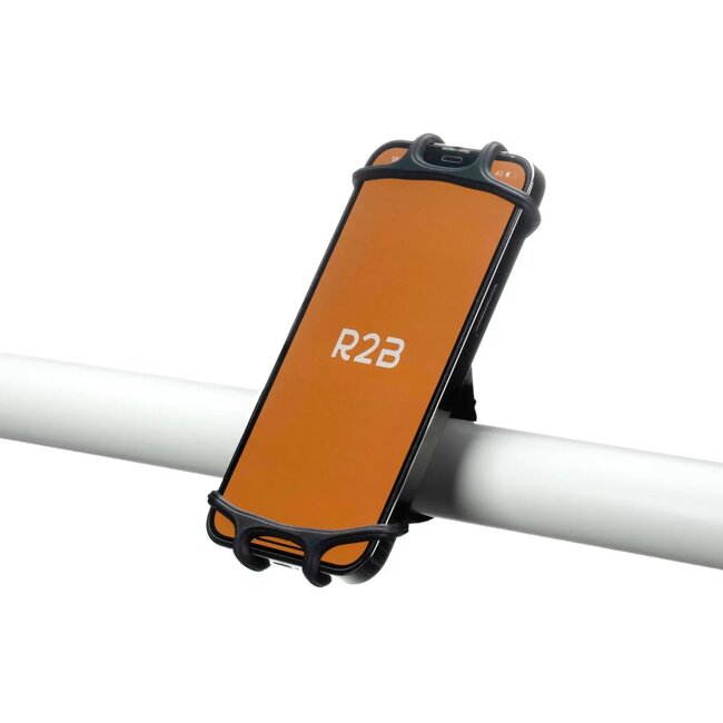 R2B Telefoonhouder - Rotterdam - Zwart - Voor 4-6,5 inch - Eenvoudige installatie