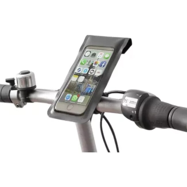 Mirage Telefoonhouder XXL - Waterdicht - 360° Draaibaar - Voor Grote Smartphones - Geschikt voor 22-25 mm Stuur
