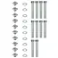 Kruzzel Klimstenen set voor Kinderen – 10 Grepen + 2 Handvatten
