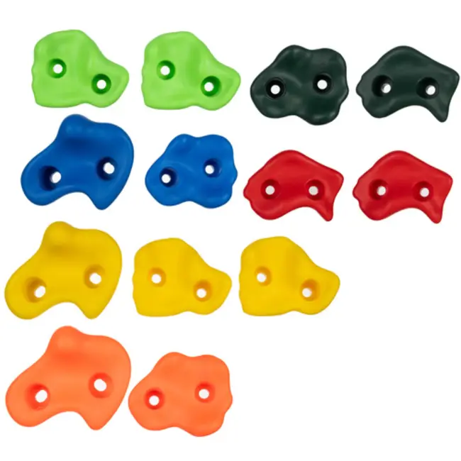 Kruzzel Klimstenen Set Kind – 13 Stuks + 2 Grepen