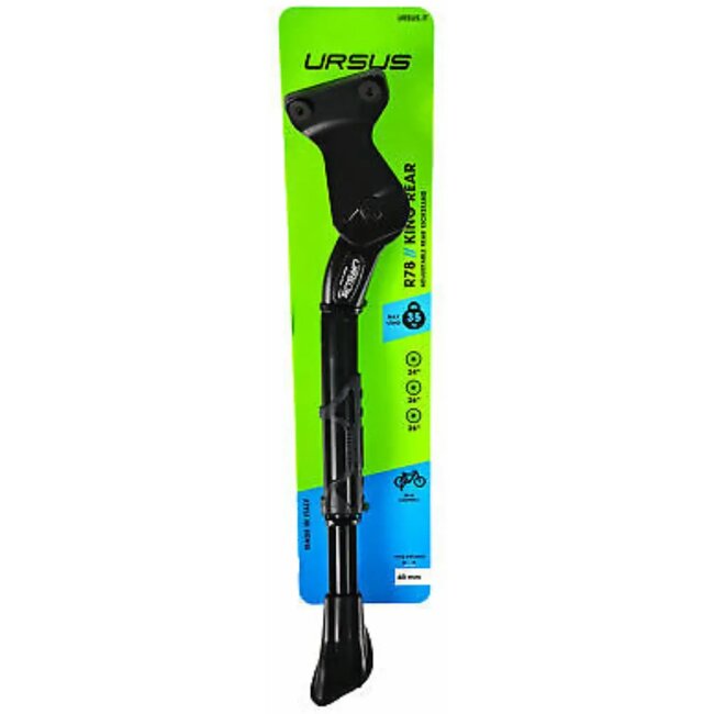 Ursus Verstelbare fietsstandaard - aluminium - 24-28 inch - zwart - max 35 kg