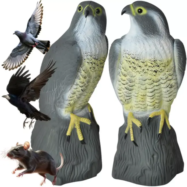 Repest Valk Vogelverschrikker - Realistisch en Diervriendelijk