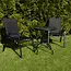 Gardlov Metalen Tuinstoelen Set - Weerbestendig & Stapelbaar