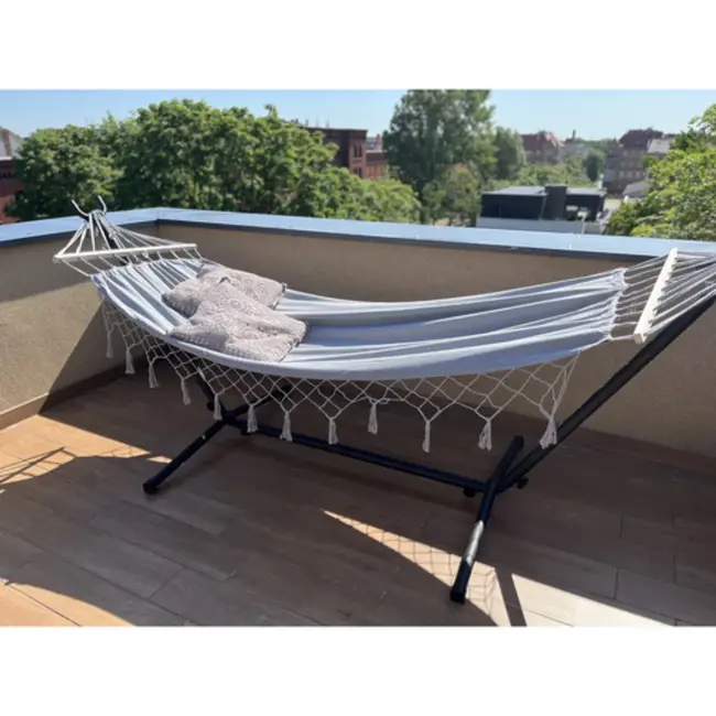 Gardlov XXL Hangmat voor 2 personen – met Spreidstokken - tot 250 kg
