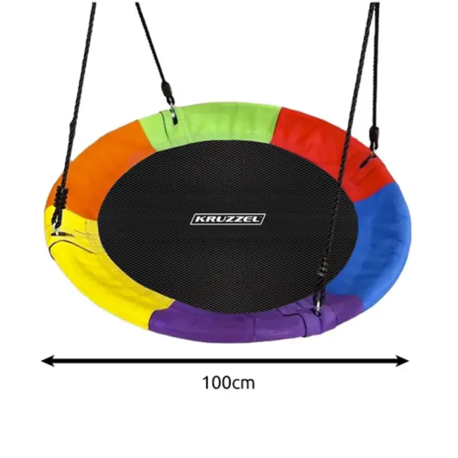 Kruzzel Nestschommel voor Kinderen – tot 160 kg, veilig en verstelbaar