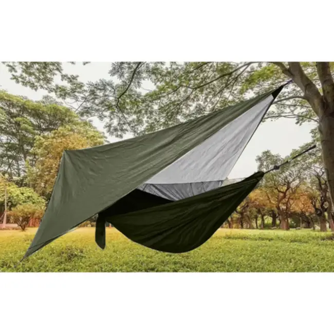Trizand Outdoor Hangmat met Muskietennet en Tarp – tot 250 kg
