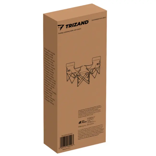 Trizand Vissersstoelen set met Tafel – Opvouwbaar & Weerbestendig