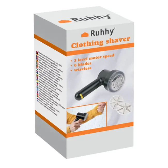 Ruhhy 2-in-1 stof- en Pluizenverwijderaar - 3 Standen - 4 Messen