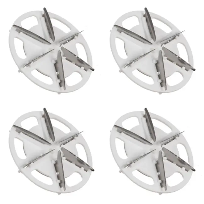 Ruhhy 2-in-1 stof- en Pluizenverwijderaar - 3 Standen - 4 Messen