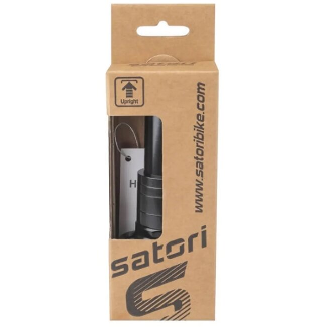 Satori Verstelbare stuurpen verhoger - aluminium - matzwart - 117mm - inclusief spacers