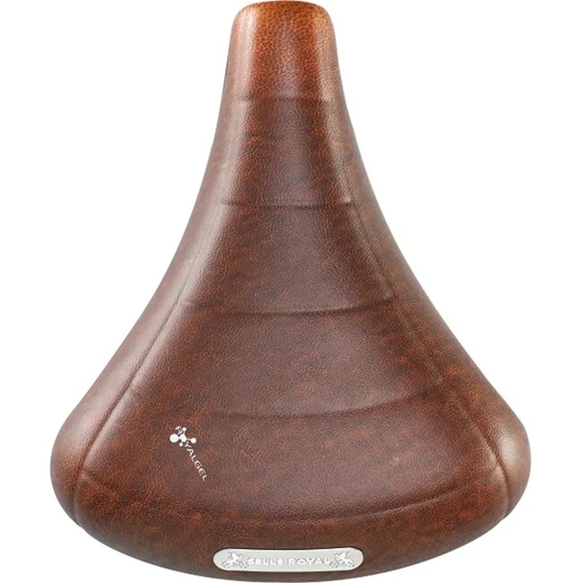 Selle Royal Vintage fietszadel - Klassiek ontwerp - Comfortabel Royal Gel - Bruin - Zonder strop