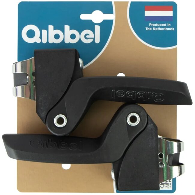 Qibbel Voetsteunen voor kinderen - inklapbaar - antislip - zwart - 6+ jaar