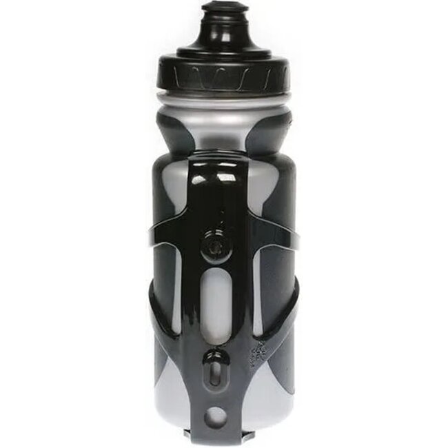 Simson Zwarte bidonhouder - lichtgewicht - sportief design - eenvoudig te monteren