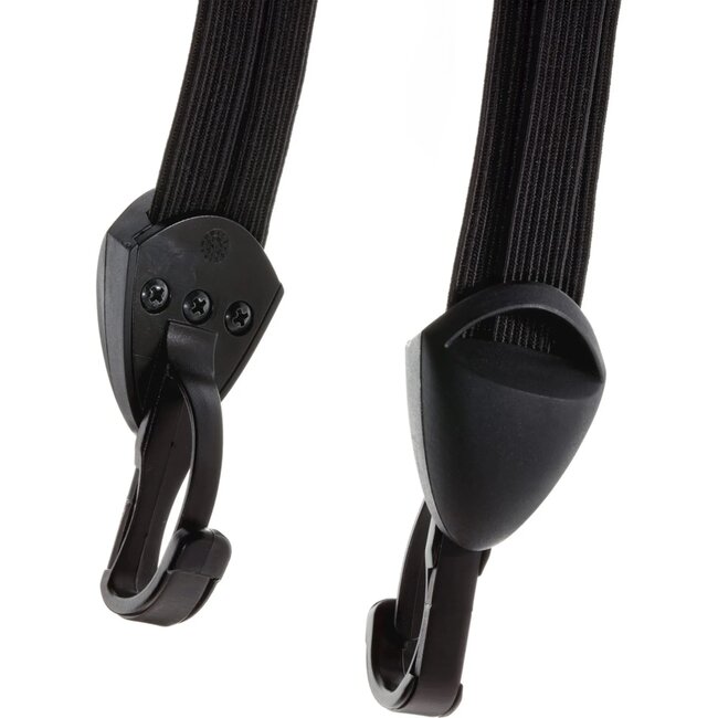 Widek Zwarte triobinder met RVS haken - 28 inch - 50 cm bandlengte