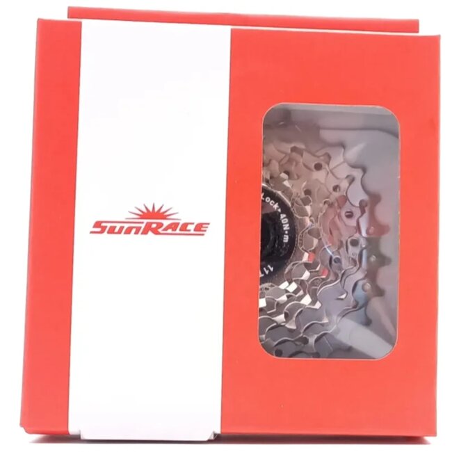 Sunrace 9-speed cassette - 11-32t - Super Fluid Drive - Lichtgewicht - Nikkelafwerking