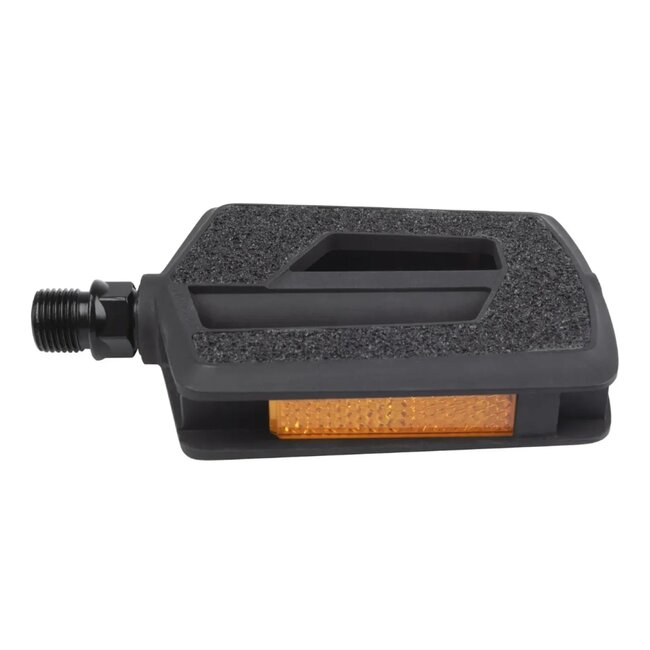 M-Wave Antislip fiets pedaal - Duurzaam aluminium - Reflectoren - 93x73 mm - Thermoplastisch lichaam