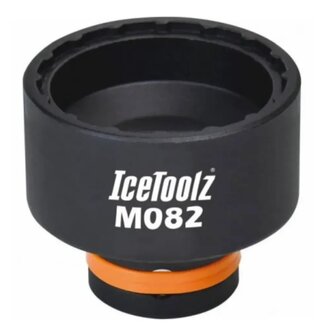 IceToolz Centerlock borgring afnemer - schijfrem - Cr-Mo staal - zwart