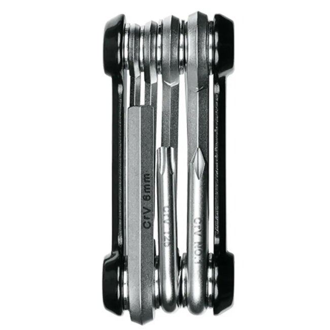 SKS Compacte multitool - 7 functies - roestvrij staal - inclusief neopreen etui - 129 gram