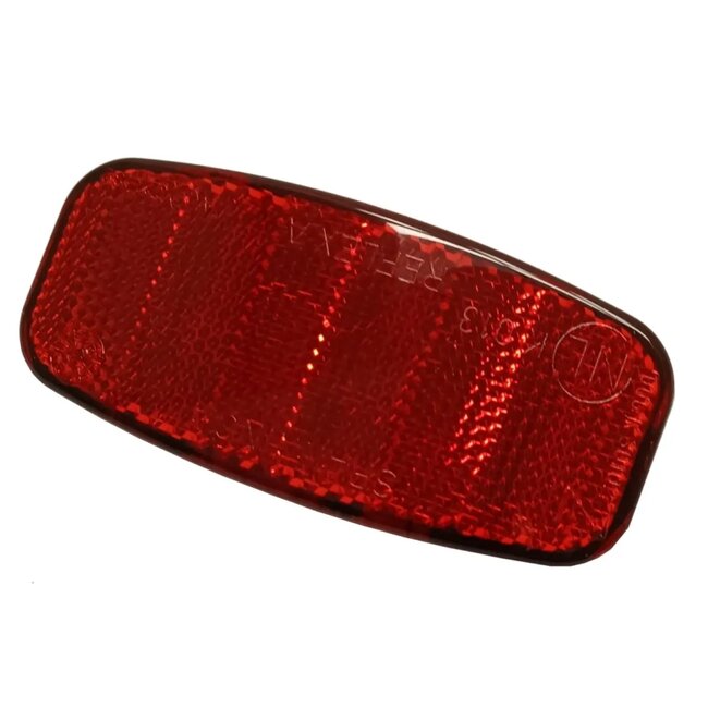 Spanninga Dragerreflector - 80mm - Verhoogde zichtbaarheid - Duurzaam materiaal - Zwart