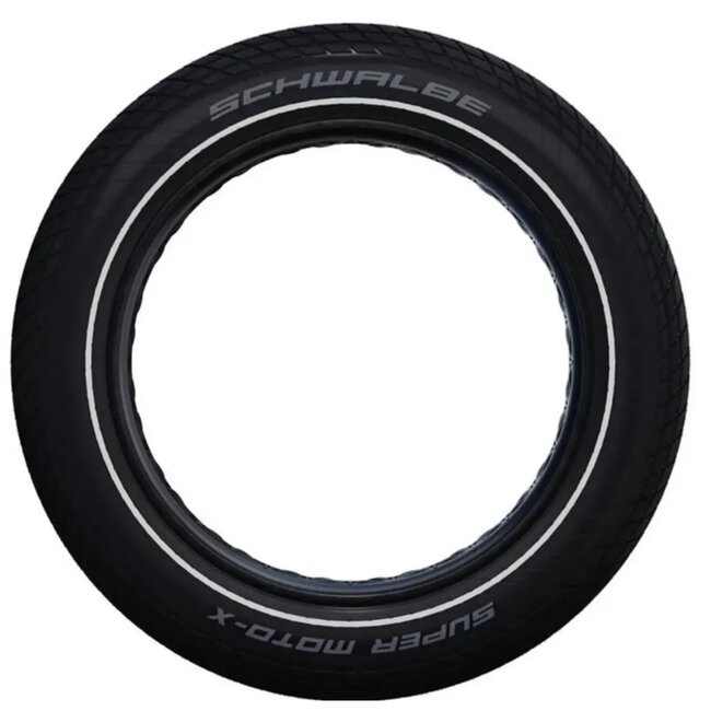 Schwalbe Fatbike buitenband - Zwart met reflectie - 20x4.00 - Comfort en betrouwbaarheid