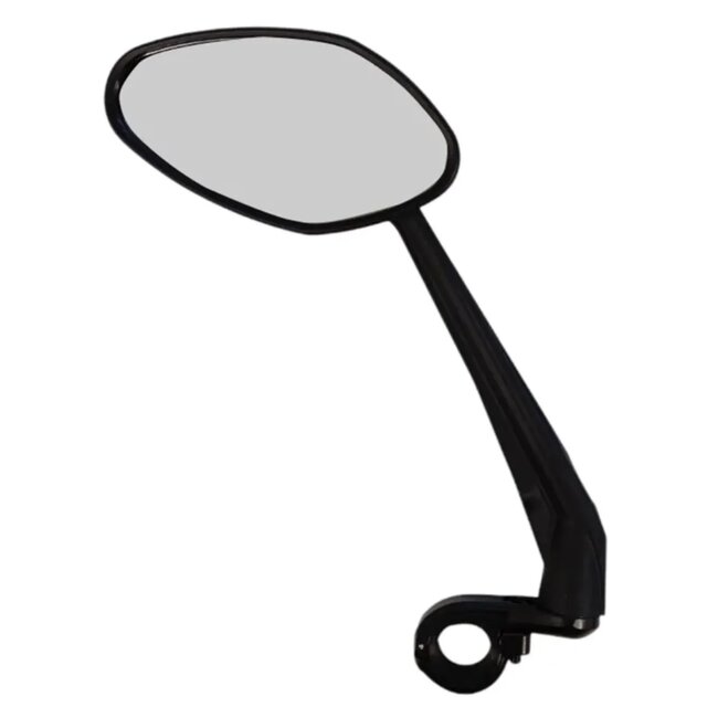 Falkx Fietsspiegel links - acryl glas - 13x6 cm - voor 22.2/25.4 mm sturen