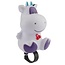 Pexkids Fietstoeter voor kinderen - Nijlpaard ontwerp - Wit - Veilig en speels