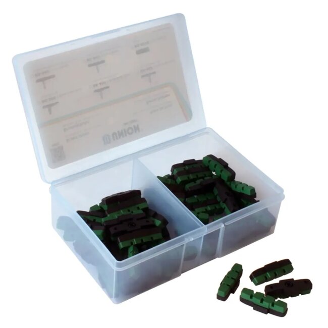 Union Hydraulische velgremblokken - E-bike - Organisch & Kevlar - 25 paar - Zwart