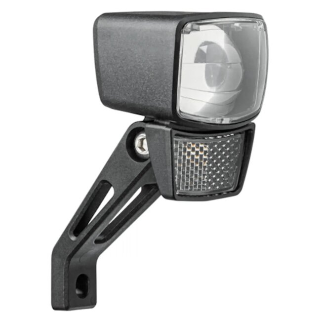 Falkx Kleine LED-koplamp - Compact - Superhelder - Inclusief Beugel en Batterijen - Zwart