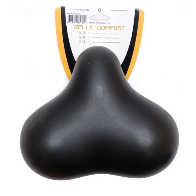 Selle Comfort Rokzadel met punt - Comfortabel fietsen - Zonder strop - Hangverpakking