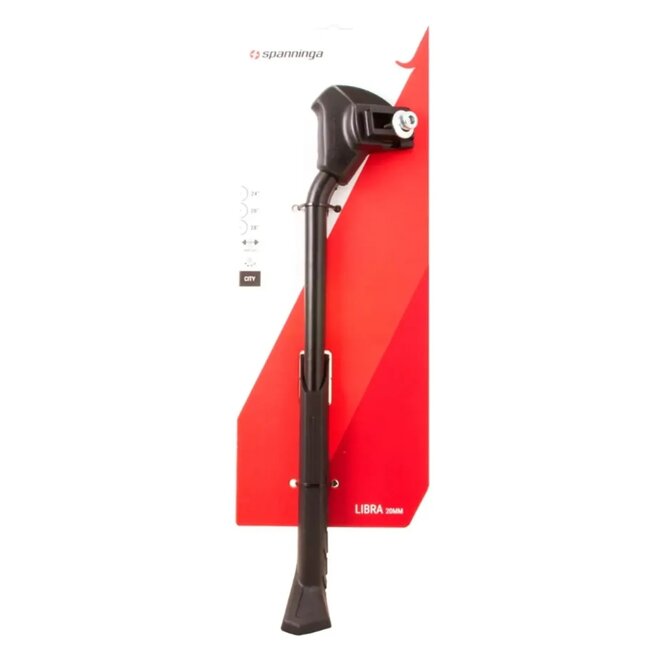 Spanninga Verstelbare fietsstandaard - 24-28 inch - zwart - belastbaar tot 40 kg - zonder gereedschap verstelbaar