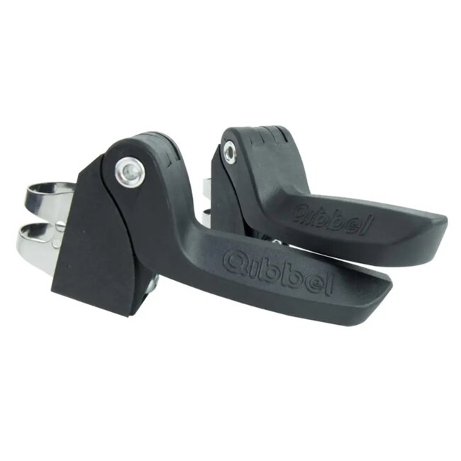 Qibbel Voetsteunen voor kinderen - inklapbaar - antislip - zwart - 6+ jaar