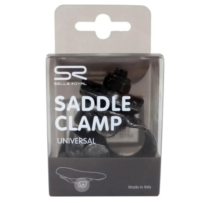 Selle Royal Zadelklem - Staal - Zwart - 22mm - Duurzaam en Corrosiebestendig
