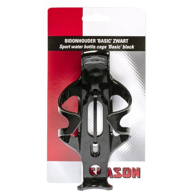 Simson Zwarte bidonhouder - lichtgewicht - sportief design - eenvoudig te monteren