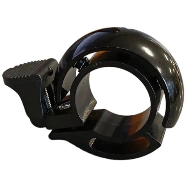 Falkx Zwarte fietsbel - modern design - krachtige klank - eenvoudig te monteren