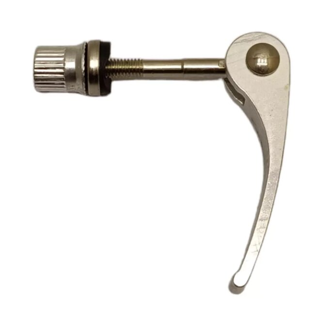 Falkx Zadelpen snelspanner - staal - zilver - 6x60 mm - snelle hoogteaanpassing