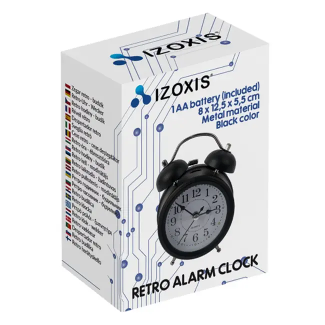 Izoxis Retro Wekker – Met Luid Alarm en Klassiek Design